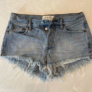 Free People jean shorts